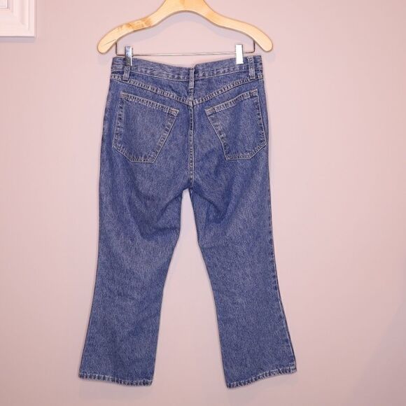 Vintage Acid Wash Cropped Mom Jeans - Picture 3 of 6